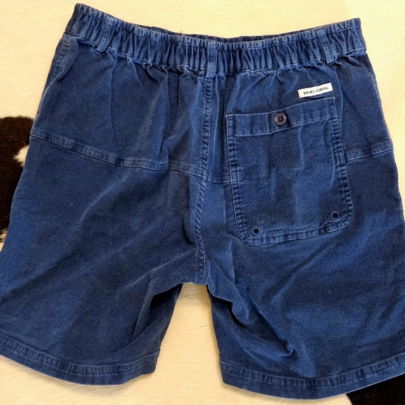 Banks Journsl Brand. Men's Blue Corduroy Flat Front Shorts Teal Blue Size 34 - Picture 5 of 7